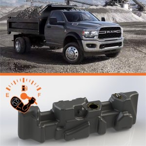 Ram Cab & Chassis Fuel Tank - Titan Fuel Tanks - XXL Mid-Ship - `07-`24